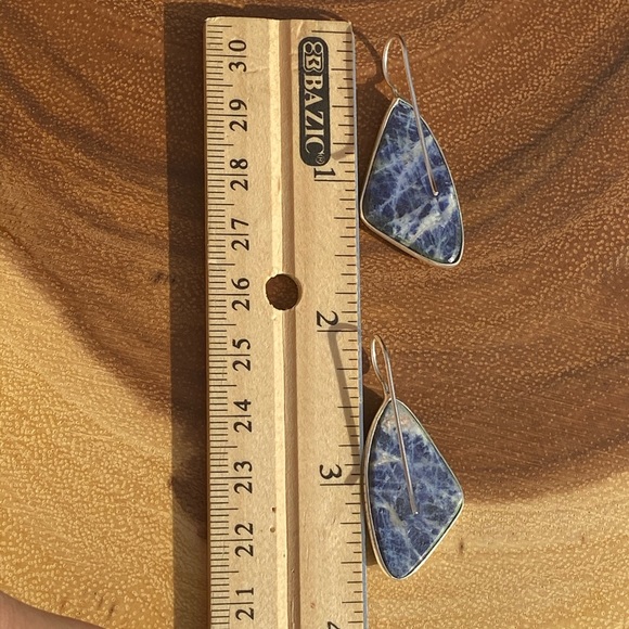 Sodalite Earrings - Picture 5 of 9